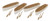 949-4163 - Walthers SceneMaster HO Row Boat 4-Pack - Assembled -- White, Tan 949-4163 - Walthers SceneMaster HO Row Boat 4-Pack - Assembled -- White, Tan