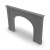 Cecil Scale Models -  N Concrete/Concrete Inlay Tunnel Portal - Double Track 1.25" Track Spacing