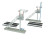 933-4037 - Walthers Cornerstone HO Modern Loading Racks pkg(4) -- Kit 933-4037 - Walthers Cornerstone HO Modern Loading Racks pkg(4) -- Kit