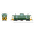 510054 - Rapido - N Wide Vision Caboose: BC Rail - Two-tone Green Scheme: #1884