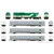 226003 - Rapido Trains - HO GP40TC GO Transit Set Early Green Set #1 (Loco: 9802 Cab: 9850 Coaches: 9907 9940) DC/Silent