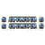 209501 - Rapido Trains - HO R32 "Brightliner" Subway 2-Car Set: NYCTA - TA Logo: AA 8th Ave Local DCC/Sound