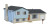 933-3794  - Walthers Cornerstone HO - Split-Level House -- Kit
