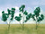 95520 - JTT Scenery Products - Wire Foliage Branches - Dark Green Branches