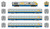 9113001 - Rapido Trains - HO LRC Trainset (DC/Silent): VIA Rail: Set #1 (#6904 + 3458, 3313, 3345)