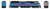 1111535 - Rapido Trains - N SD70MACH (DC/DCC/Sound): Metra - Light Blue/Black: #523