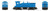 27602 - Rapido Trains - HO EMD SW9 (DC/DCC/Sound): Industrial Blue