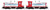 27610 - Rapido Trains - HO EMD SW9 2-pack (DC/DCC/Sound): Soo Line - Red & White: #2118 + #2119