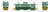 1101007 - Rapido - HO Squamish Caboose: BCR - Two-Tone Green, Early Dogwood Logo: #1870