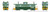 1101011 - Rapido - HO Squamish Caboose: BCR - Two-Tone Green, Late Dogwood Logo: #1873