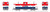 1101015 - Rapido - HO Squamish Caboose: BCR - Late Red/White/Blue: #1860