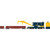 ATHG-3622 - Athearn - HO ATH 200-Ton Crane and 50' Gondola Set, ATSF #199798 (Crane); #72481 (Gondola)