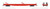 1130999 - Rapido - HO Marine Industries Piggyback Flatcar: Red, unlettered: Single Car