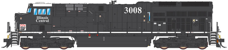 497112S-01 - Intermountain HO Tier 4 Gevo - Canadian National Heritage - Illinois Central #3008 DCC/SOUND