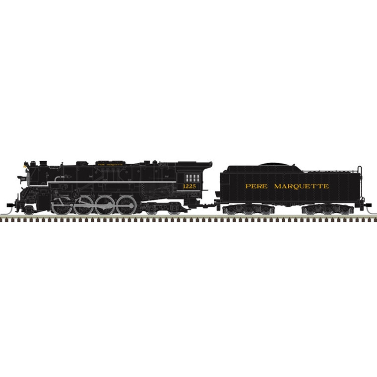 40006037 - Atlas - N MASTER SILVER BERKSHIRE 2-8-4 PERE MARQUETTE #1218