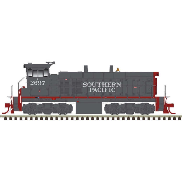 40006147 - Atlas - N MASTER SILVER MP15DC SOUTHERN PACIFIC #2695