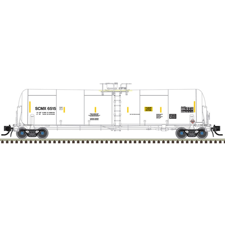 50007267 - Atlas - N MASTER TRINITYRAIL 31,000 GALLON CRUDE OIL TANK CAR SHELL OIL [SCMX] #6108