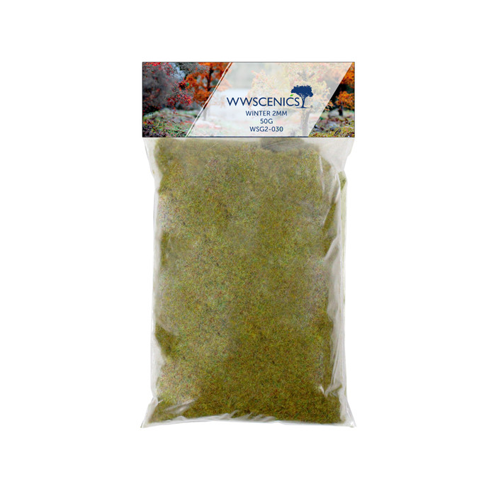 WSG2-030 - WWScenics - 2mm Winter Grass 50g Bag