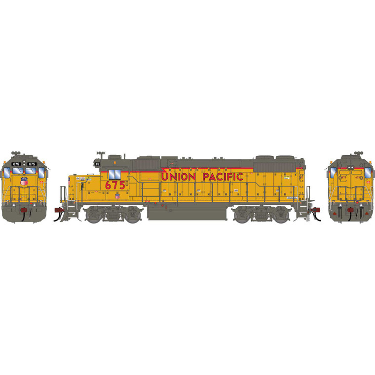 ATHG-3382 - Athearn Genesis - HO GEN GP38-2 Locomotive, UP 'GP38N' #675