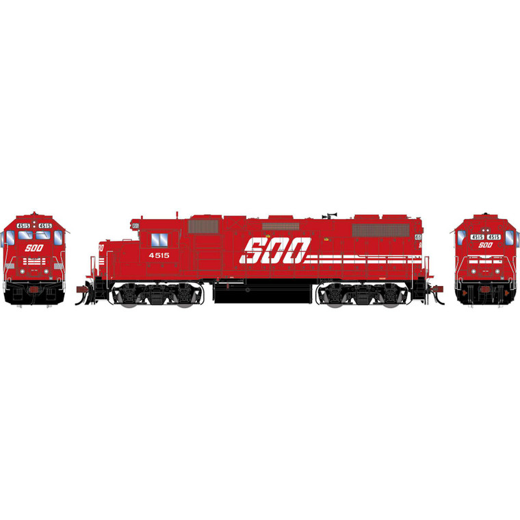 ATHG-3437 - Athearn Genesis - HO GEN GP38-2 Locomotive w/DCC & Sound, SOO #4515