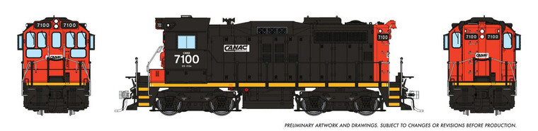 1108508 - Rapido - HO CN SWEEP (DCC/Sound): CANAC: #7100