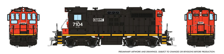 1108511 - Rapido - HO CN SWEEP (DCC/Sound): CANAC: #7104
