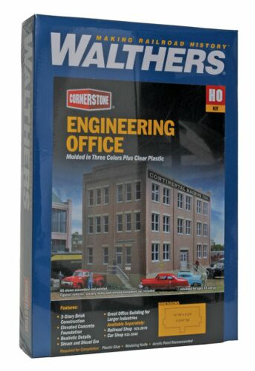 933-2967 - Walthers Cornerstone HO Engineering Office