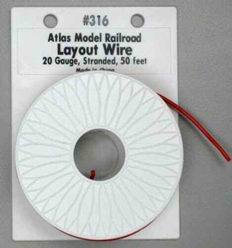 #316 - Layout Wire RED (20 Gauge - 50 Feet)