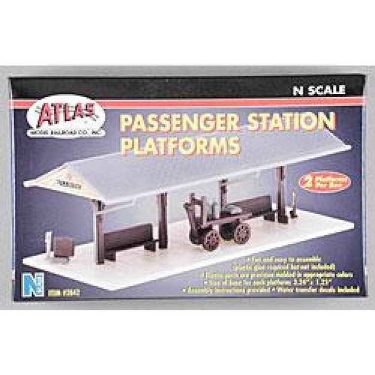 2842 - Atlas N Passenger Station Platforms Kit