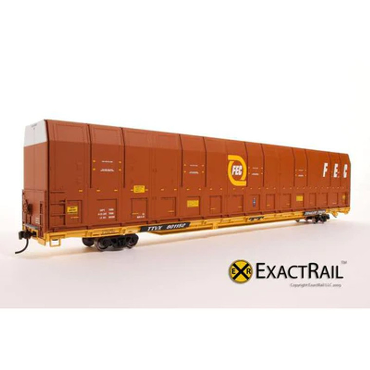 EE-1205-3 ExactRail HO SCALE: VERT-A-PAC AUTORACK - FEC