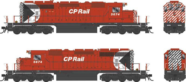 25308 - Cab #5674 - SD40-2 CP, As Delivered