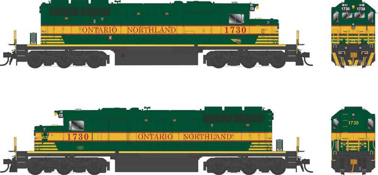 25339 - Cab #1730 - SD40-2 Ontario Northland Heritage