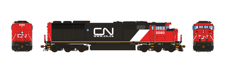 HD01N12B - Aurora Miniatures HO GMD SD60F #5560 (DC/SILENT) CN (Website)