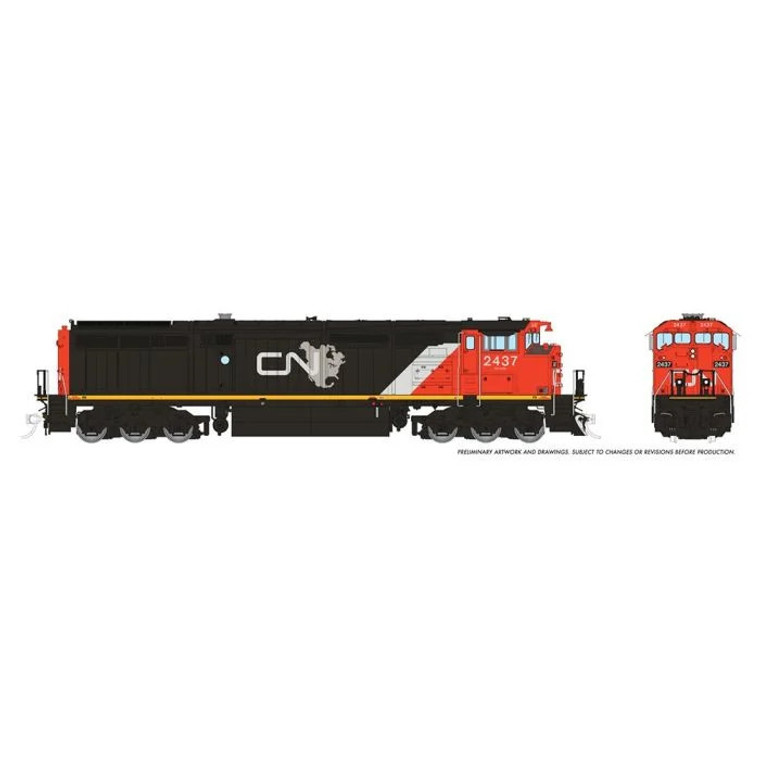 024013 - HO Dash8-40CM (DC/Silent): CN - North America Scheme: #2451