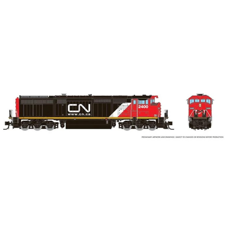 540538 - Rapido N Dash 8-40CM (DC/DCC/Sound): CN - Website Scheme: #2429