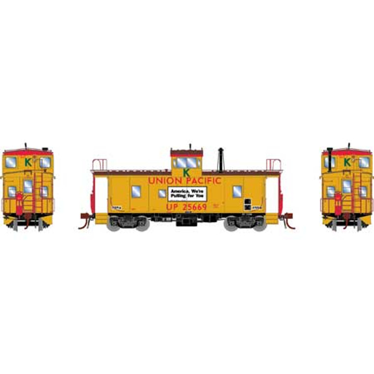 ATHG79133 - Athearn Genesis HO ICC Caboose CA-9 w/Lights, UP #25669