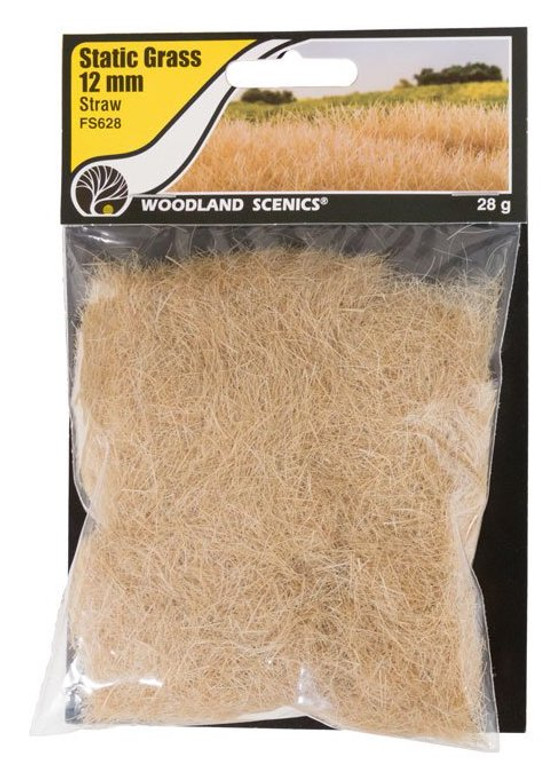 FS628 Woodland Scenics Static Grass Straw 12mm