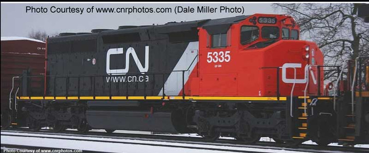 25386 Bowser HO SD40-2W Canadian National #5335 CN WEB Scheme with Sound Locomotive