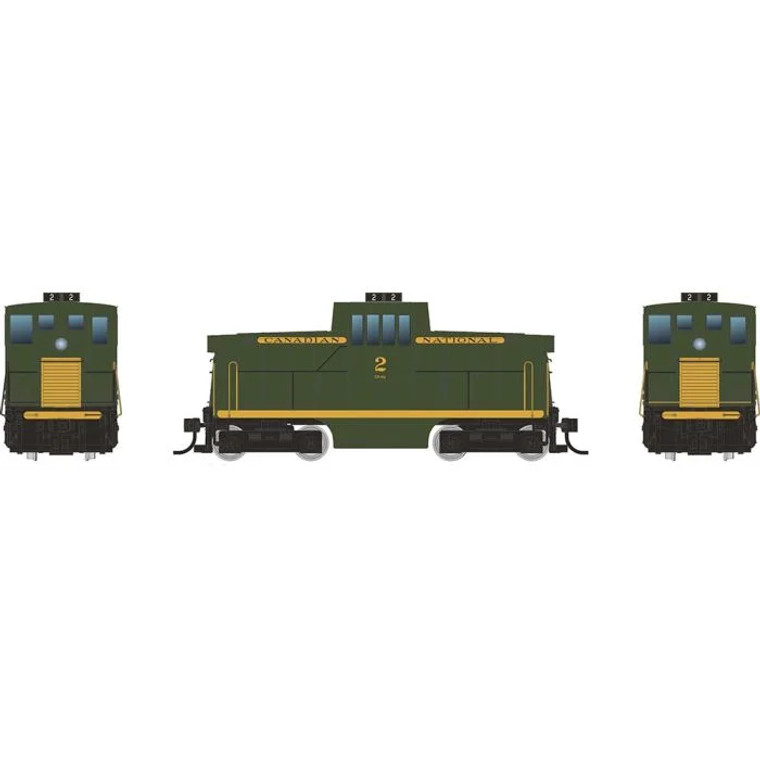48007 - Rapido HO GE 44 Tonner (DC/Silent): Canadian National - Green: #1 Locomotive