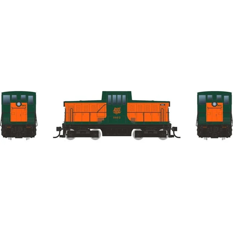 048016 Rapido HO GE 44 Tonner (DC/Silent): New Haven - Warm Orange: #0804 Locomotive