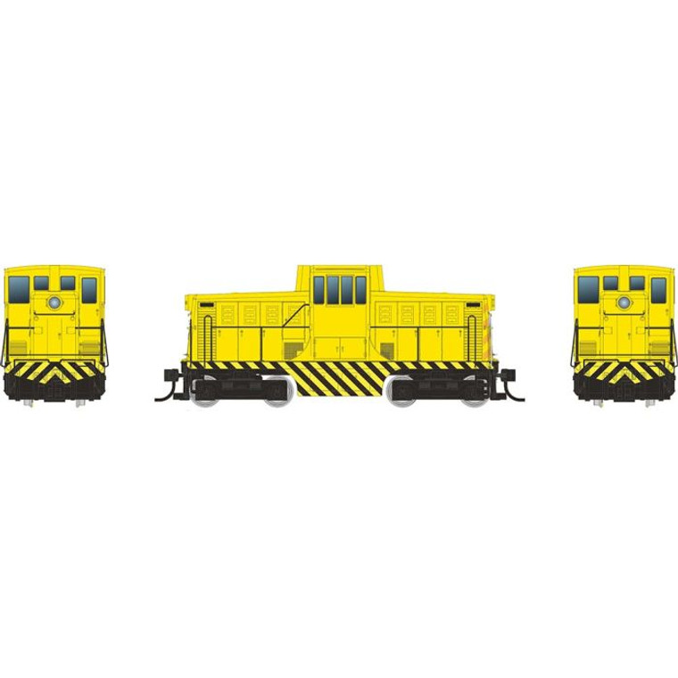 48034 - Rapido HO GE 44 Tonner (DC/Silent): Generic Industrial: Yellow Locomotive
