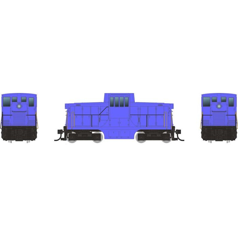 048035 Rapido HO GE 44 Tonner (DC/Silent): Generic Industrial: Blue Locomotive