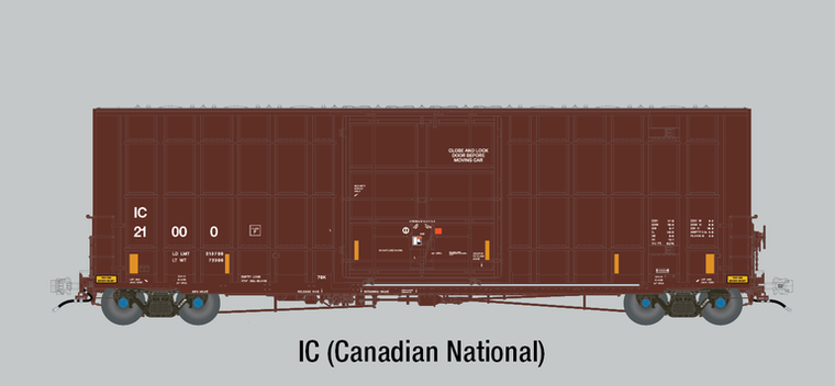 305039 - HO Gunderson 6276 cf 50' Hi-Cube Plate F Boxcar IC (Canadian National) (2017+) #21061