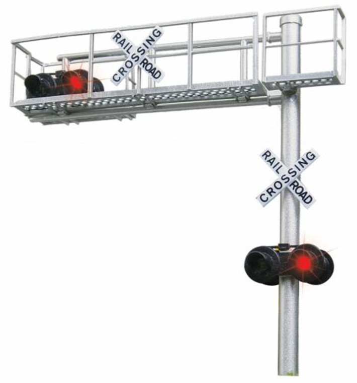 949-4331  - Walthers Scenemaster Modern Cantilever Grade Crossing Signal -- Single-Lane