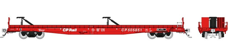 151003A -Rapido HO Marine Industries Piggyback Flatcar: CP Rail: Single Car #1