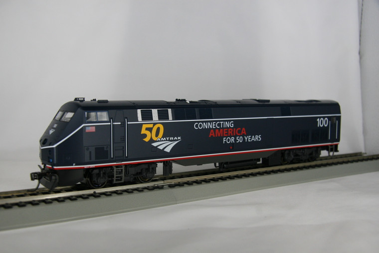 37-6113 - Kato HO GE P42 "Genesis" Amtrak 50th Anniversary Midnight Blue #100 DCC/Sound