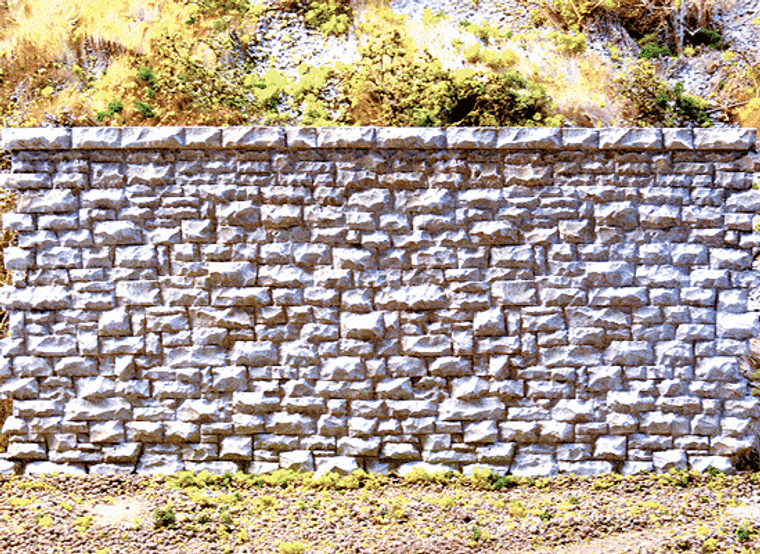 214-8302 Chooch Enterprises HO - Random Stone Retaining Wall -- Medium