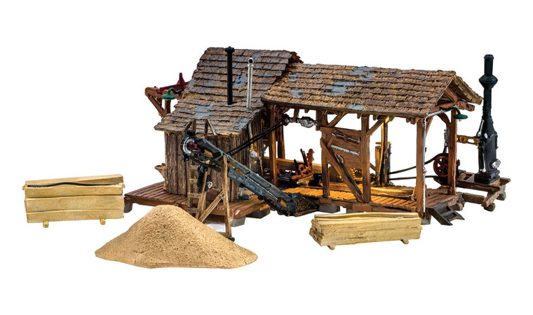 BR5044 - Woodland Scenics HO Built & Ready Buzz's Sawmill