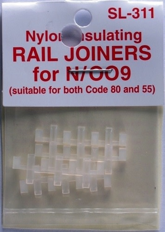 SL-311 - Peco N Scale Nylon Insulating Rail Joiners