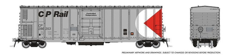 150003A  - Rapido HO NSC Mechanical Reefer: CP Rail - Multimark: Single Car #286381